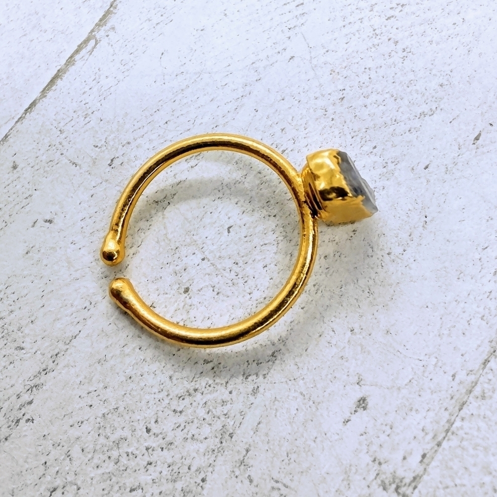 Moonstone adjustable ring - Picture 6 of 7